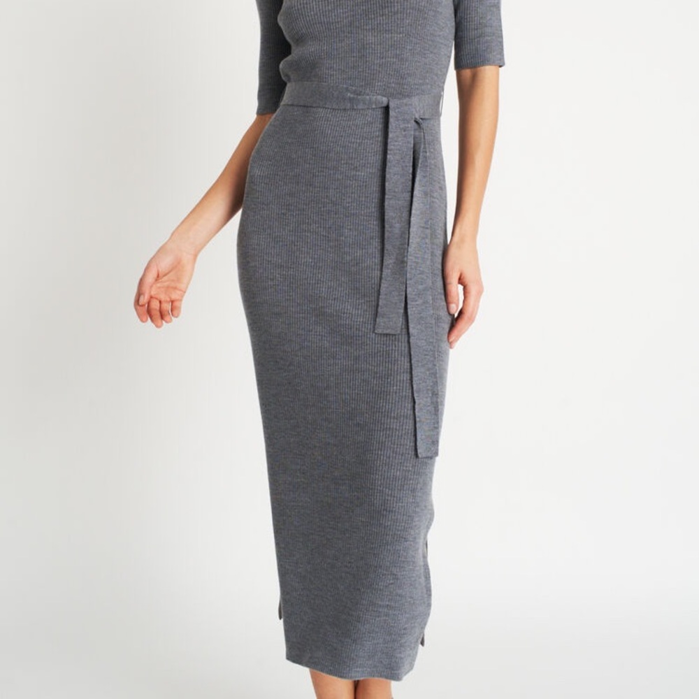 Kit and Ace Merino Dress Grey - Picture 3 of 3